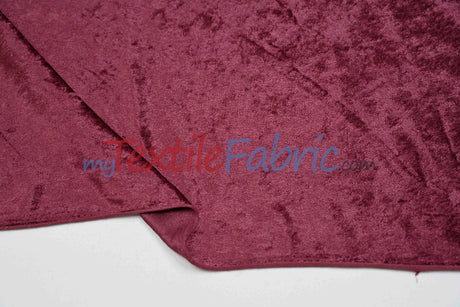 Panne Velvet Fabric | 60" Wide | Crush Panne Velour | Apparel, Costumes, Cosplay, Curtains, Drapery & Home Decor