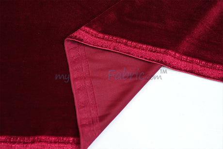 Soft and Plush Stretch Velvet Fabric | Stretch Velvet Spandex | 58" Wide | Spandex Velour for Apparel, Costume, Cosplay, Drapes |