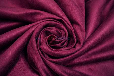 Suede Fabric | Microsuede | 40 Colors | 60" Wide | Faux Suede | Upholstery Weight, Tablecloth, Bags, Pouches, Cosplay, Costume | Continuous Yards |