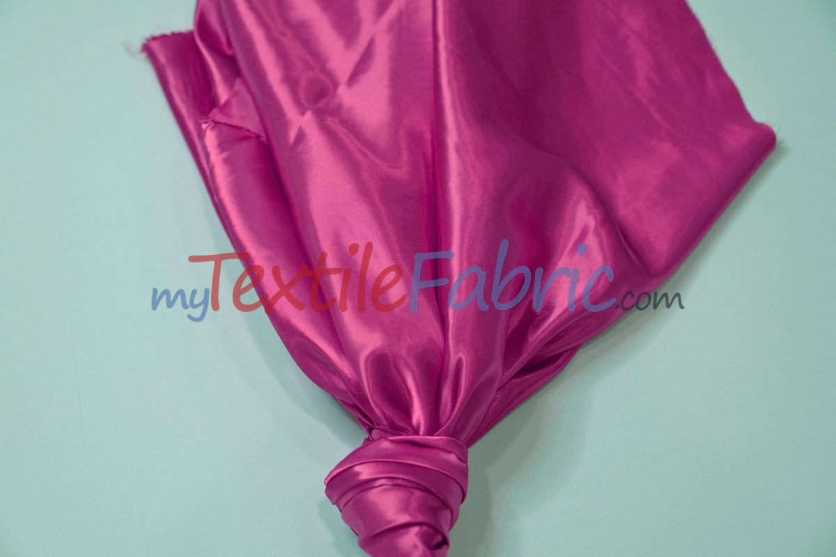 Stretch Charmeuse Satin Fabric | Soft Silky Satin Fabric | 96% Polyester 4% Spandex | Multiple Colors | Yards & Bolts
