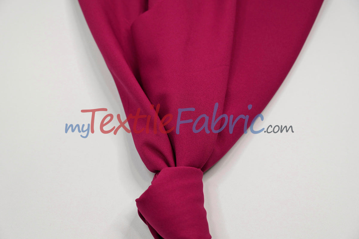 60" Wide Polyester Fabric Yards and Bolts | Visa Polyester Poplin Fabric | Basic Polyester for Tablecloths, Drapery, and Curtains