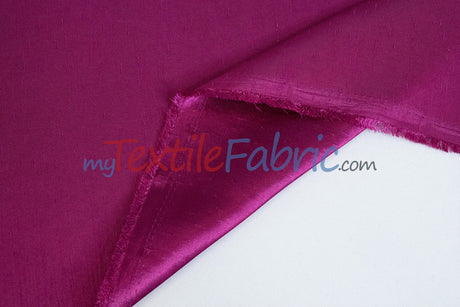 Shantung Satin Fabric | Satin Dupioni Silk Fabric | 60" Wide | Multiple Colors | Yards & Bolts