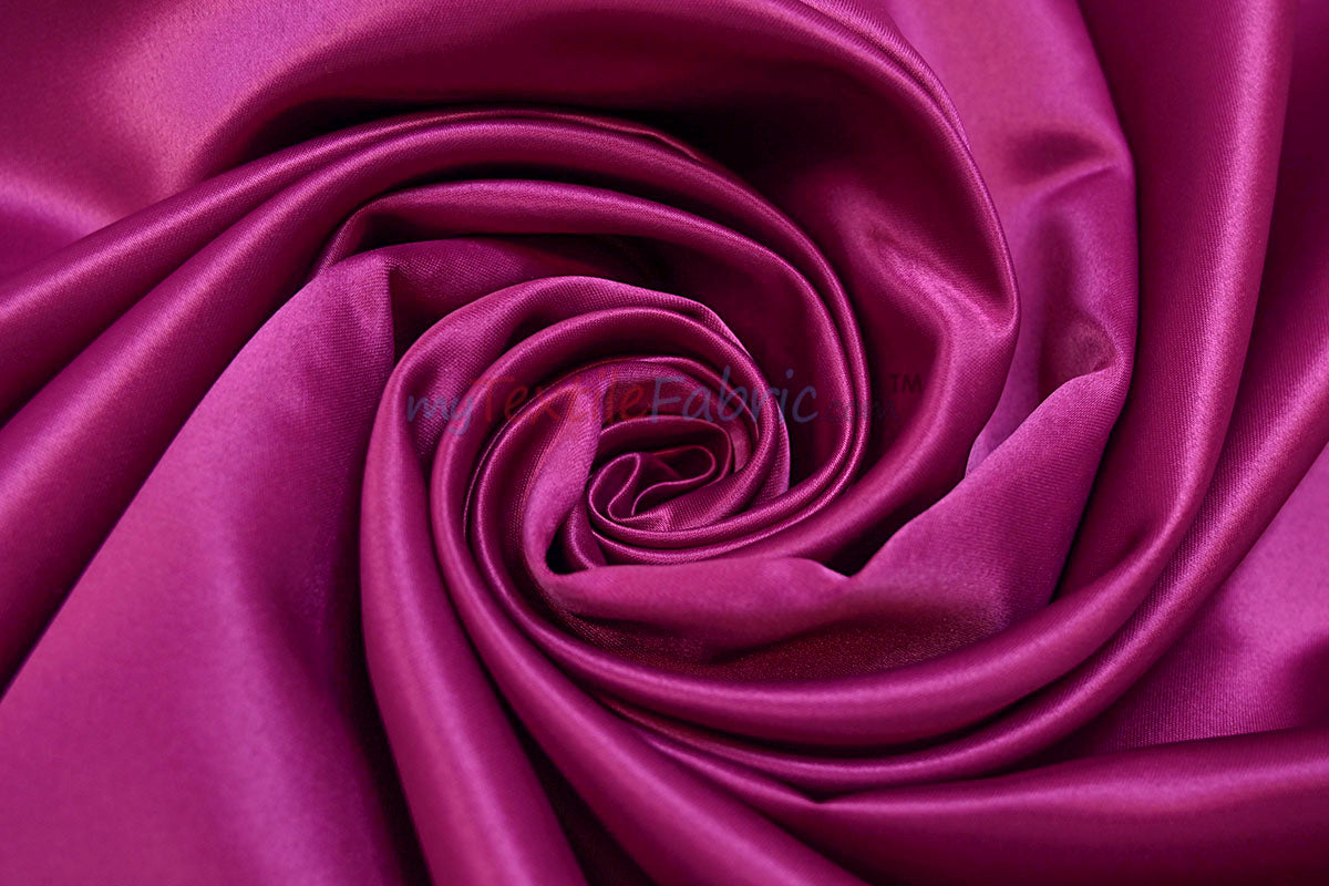 Lamour Satin Fabric | Polyester Matte Satin | Peau De Soie | 60" Wide | Wedding Dress, Tablecloth, Multiple Colors