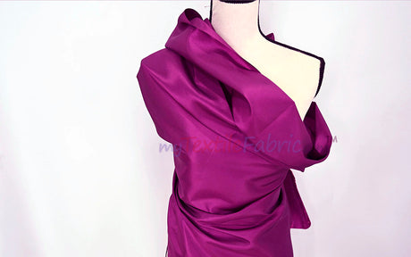 Stretch Taffeta Fabric | 60" Wide | Multiple Solid Colors | Continuous Yards | Costumes, Apparel, Cosplay, Designs | MTF Quality |