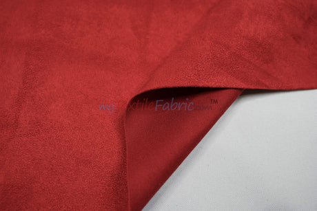 Suede Fabric | Microsuede | 40 Colors | 60" Wide | Faux Suede | Upholstery Weight, Tablecloth, Bags, Pouches, Cosplay, Costume | Continuous Yards |