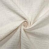 Double Layer Cotton Gauze Fabric | Soft Double Layer Muslin | 48" Wide | Double Cotton Gauze Fabric |