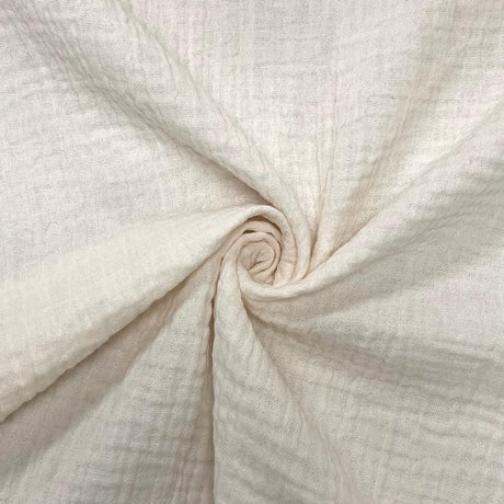 Double Layer Cotton Gauze Fabric | Soft Double Layer Muslin | 48" Wide | Double Cotton Gauze Fabric |