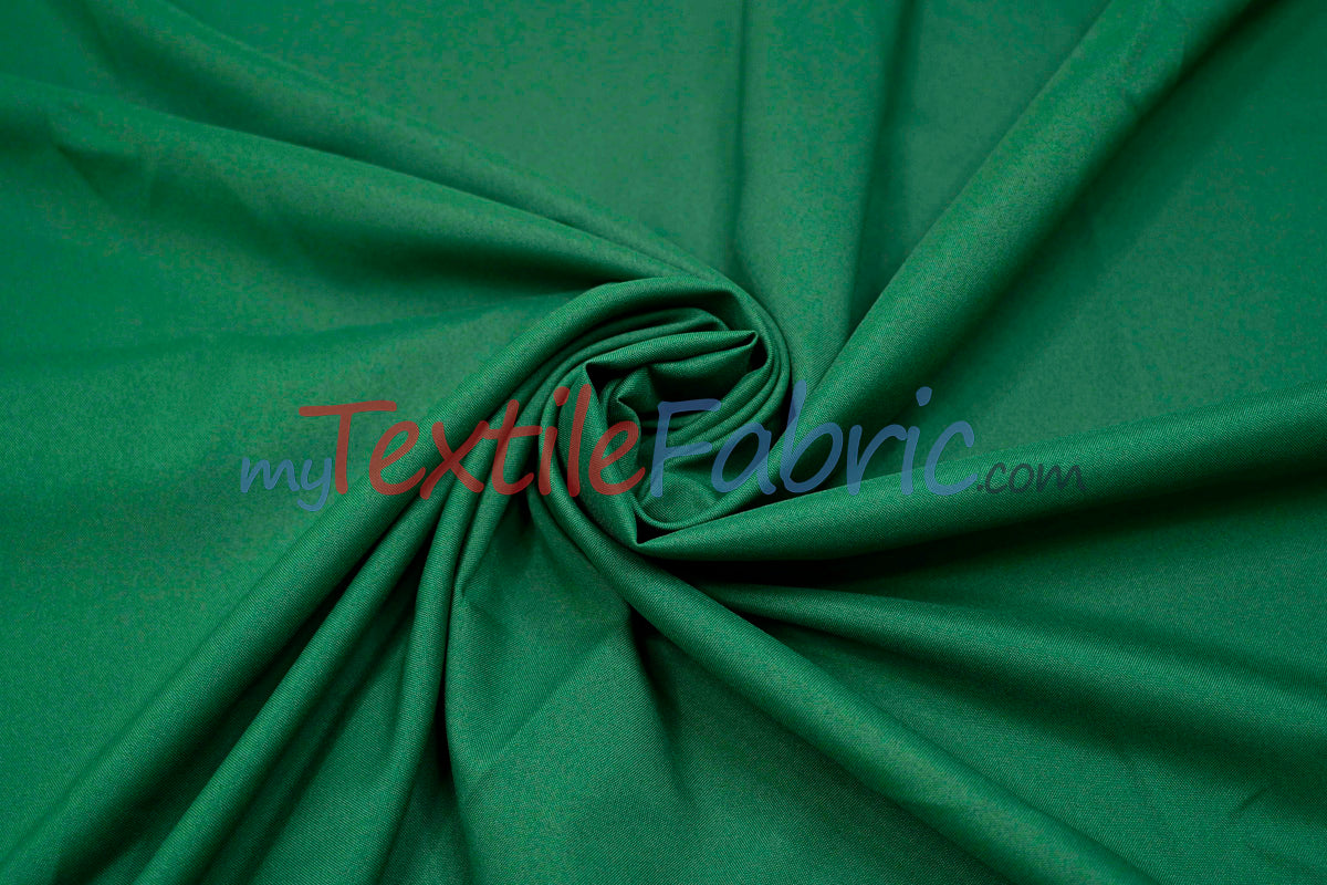 Extra Wide Polyester Fabric | 124" Wide Polyester Fabric | 124" Polypoplin for Tablecloths, Drapery, and Curtains |