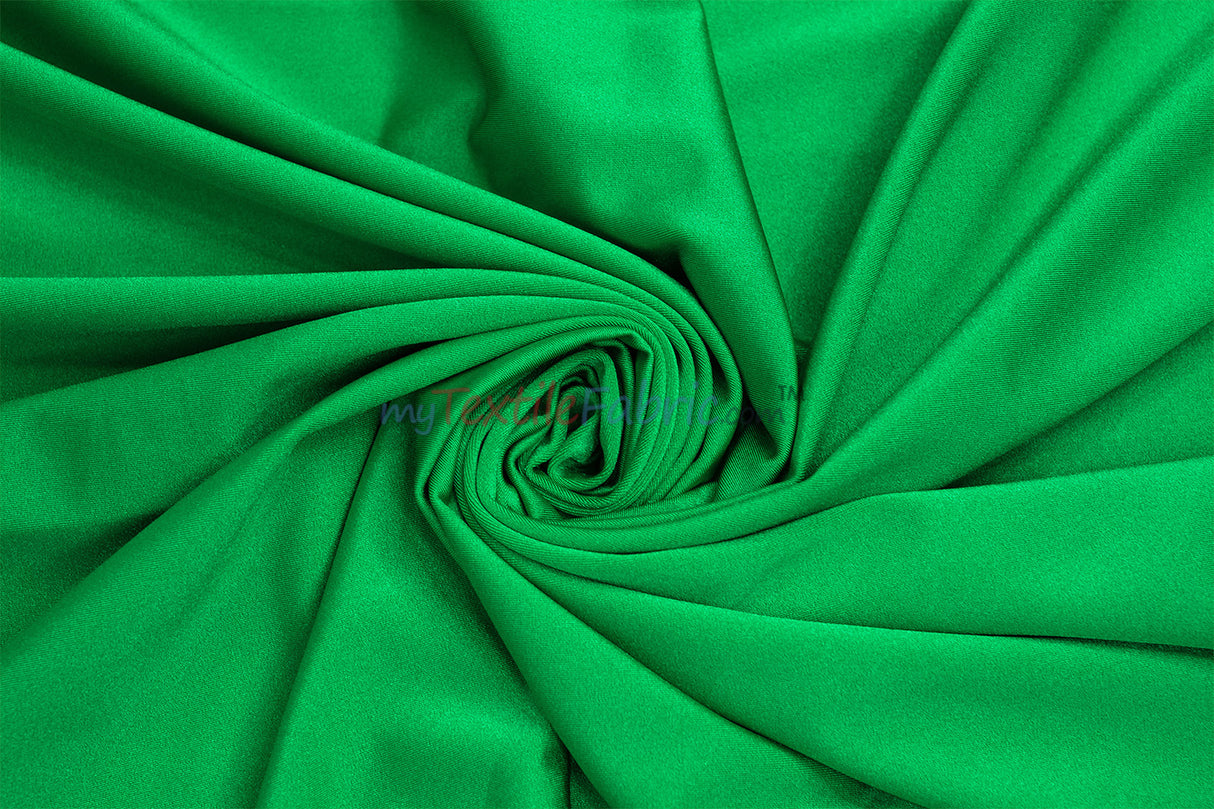 Nylon Spandex 4 Way Stretch Fabric | 60" Width | Great for Swimwear, Dancewear, Waterproof, Tablecloths, Chair Covers | Multiple Colors |