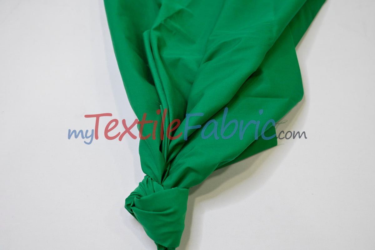 Polyester Cotton Broadcloth Fabric | 60" Wide | Solid Colors | Continuous Yards | Multiple Colors |