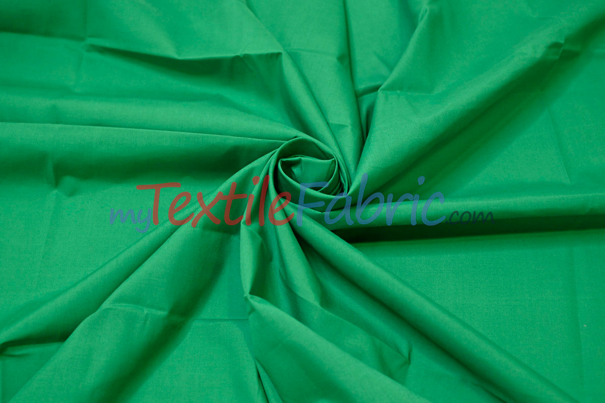 Polyester Cotton Broadcloth Fabric | 60" Wide | Solid Colors | Continuous Yards | Multiple Colors |