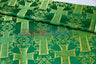 Religious Cross Brocade Fabric | 100% Polyester | 60" Wide | Elegant Liturgical Design