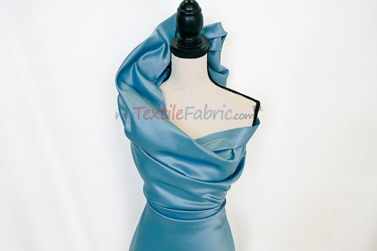 Lamour Satin Fabric | Polyester Matte Satin | Peau De Soie | 60" Wide | Wedding Dress, Tablecloth, Multiple Colors