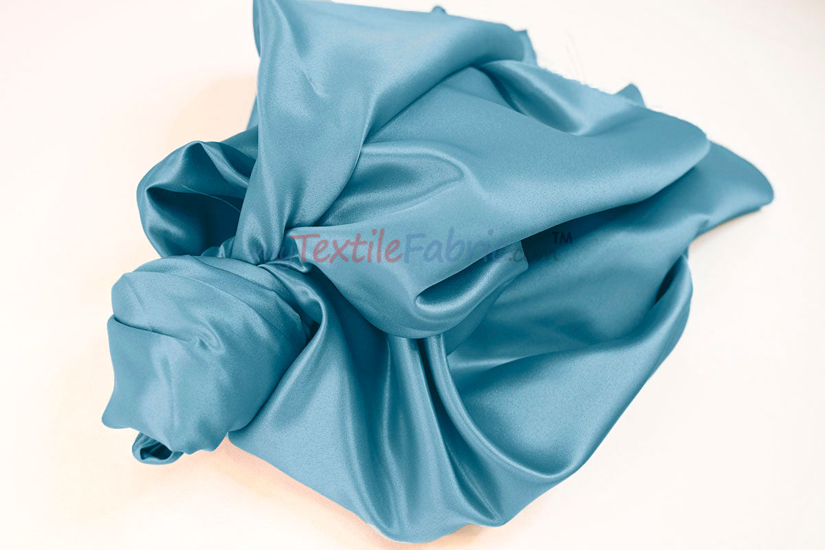 Lamour Satin Fabric | Polyester Matte Satin | Peau De Soie | 60" Wide | Wedding Dress, Tablecloth, Multiple Colors