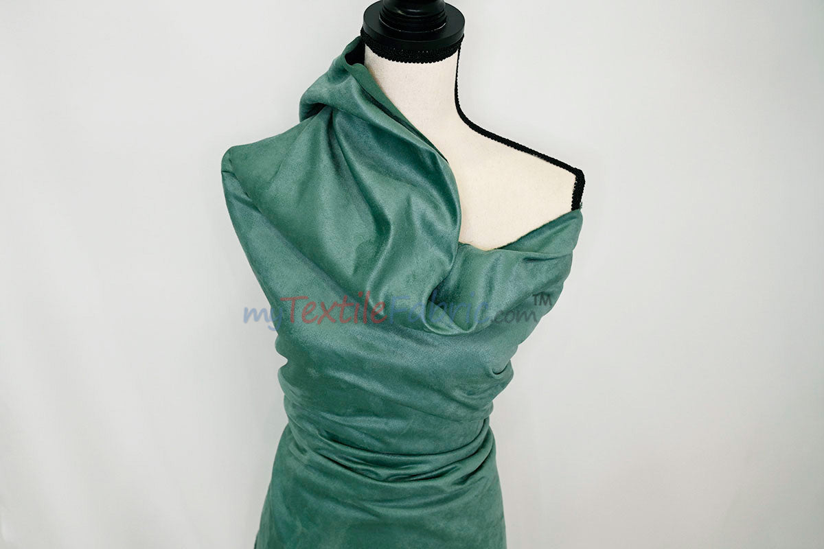 Suede Fabric | Microsuede | 40 Colors | 60" Wide | Faux Suede | Upholstery Weight, Tablecloth, Bags, Pouches, Cosplay, Costume | Continuous Yards |