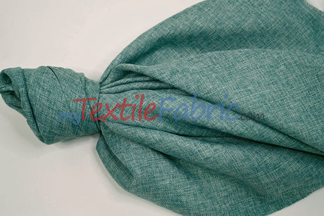 Vintage Linen Fabric | Imitation Burlap Fabric | 60" Wide | Faux Burlap | Vintage Rustic Natural Look Burlap | Washable Burlap Fabric for Decor |