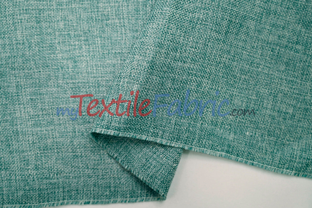 Vintage Linen Fabric | Imitation Burlap Fabric | 60" Wide | Faux Burlap | Vintage Rustic Natural Look Burlap | Washable Burlap Fabric for Decor |