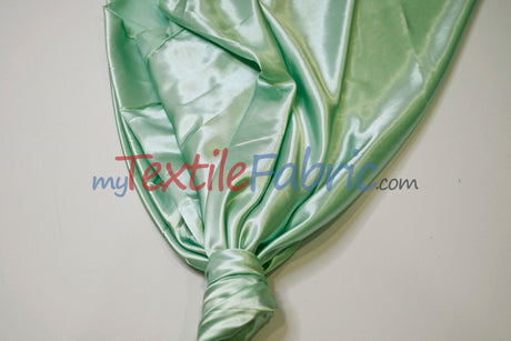Stretch Charmeuse Satin Fabric | Soft Silky Satin Fabric | 96% Polyester 4% Spandex | Multiple Colors | Yards & Bolts