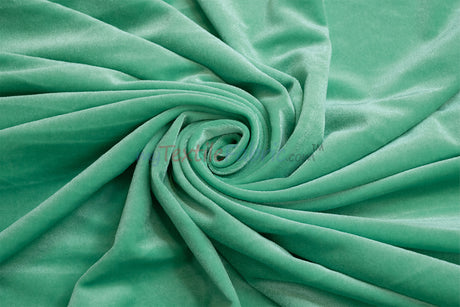 Soft and Plush Stretch Velvet Fabric | Stretch Velvet Spandex | 58" Wide | Spandex Velour for Apparel, Costume, Cosplay, Drapes |