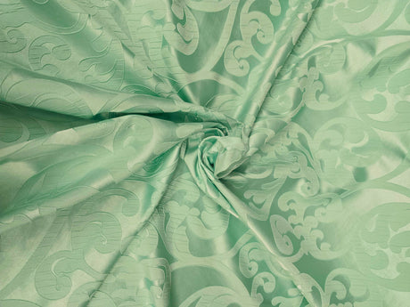 Victorian Damask Jacquard Fabric | Victorian Damask Brocade | 60" Wide | Drapery, Curtains, Tablecloth, Costume | Multiple Colors |