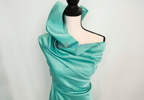 Lamour Satin Fabric | Polyester Matte Satin | Peau De Soie | 60" Wide | Wedding Dress, Tablecloth, Multiple Colors