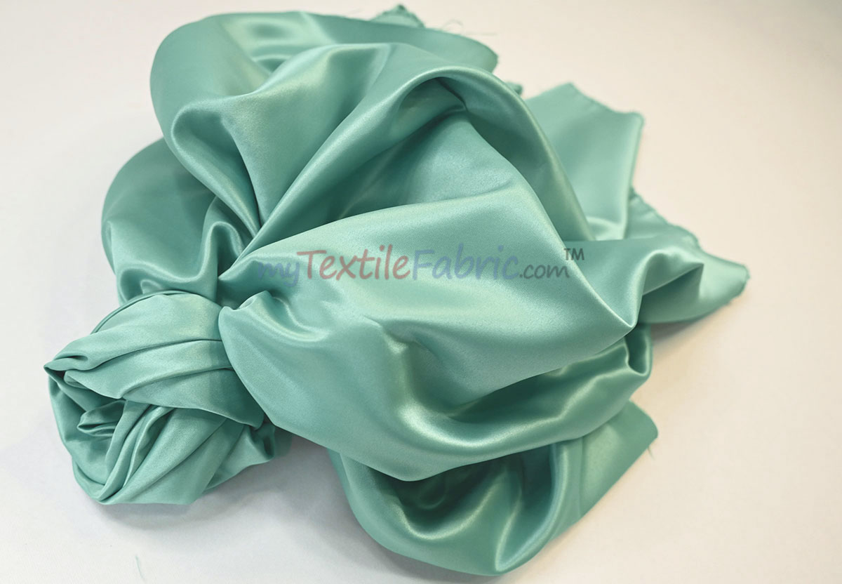 Lamour Satin Fabric | Polyester Matte Satin | Peau De Soie | 60" Wide | Wedding Dress, Tablecloth, Multiple Colors