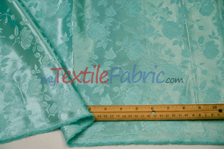 Satin Jacquard | Satin Flower Brocade | 60" Wide | Sold by the Continuous Yard |
