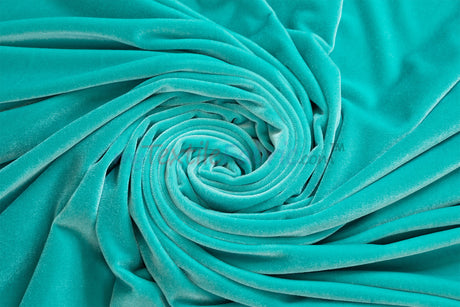 Soft and Plush Stretch Velvet Fabric | Stretch Velvet Spandex | 58" Wide | Spandex Velour for Apparel, Costume, Cosplay, Drapes |
