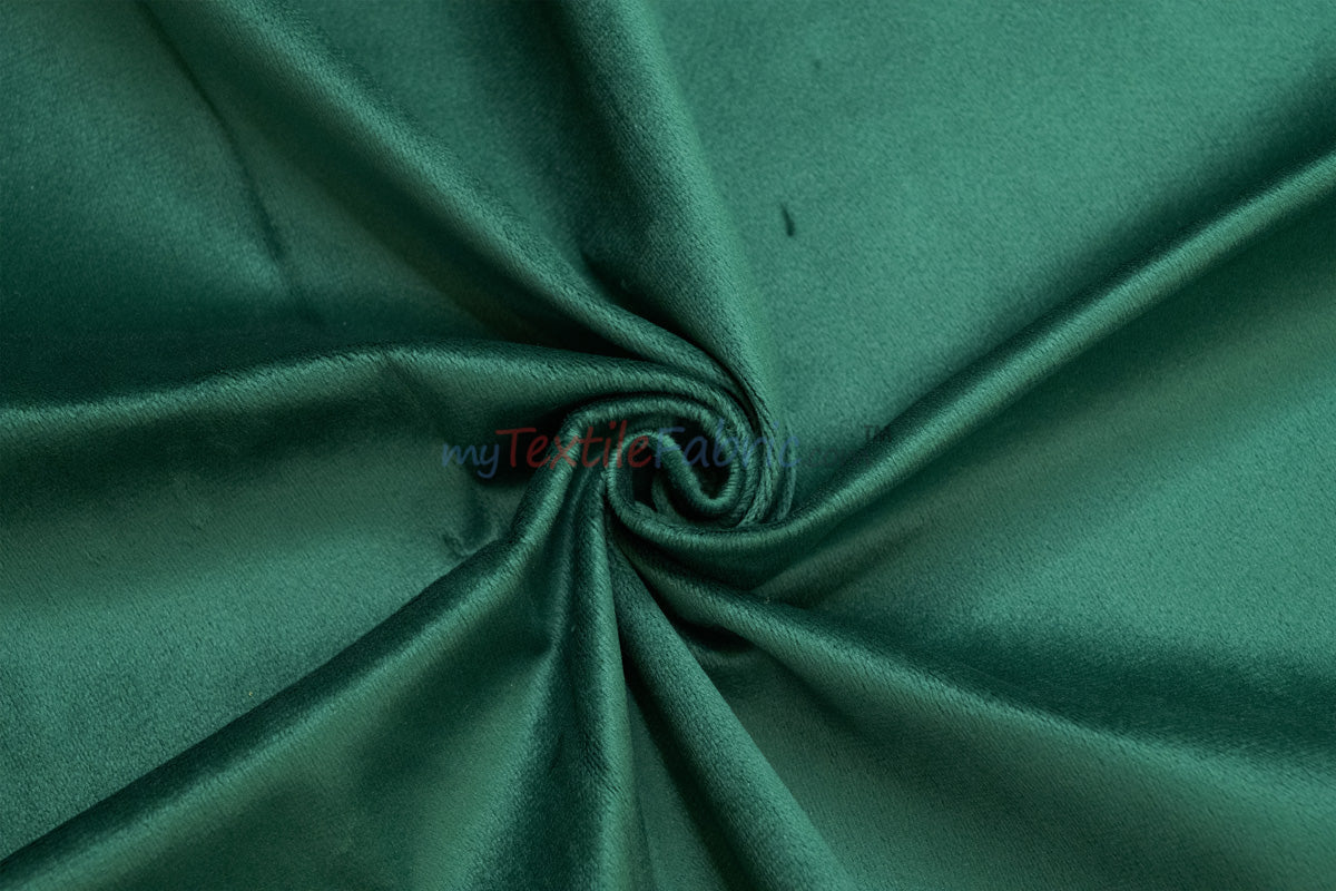 Extra Wide Fire Retardant Drapery Velvet Fabric by the Yard | 118" Wide | Multiple Colors |