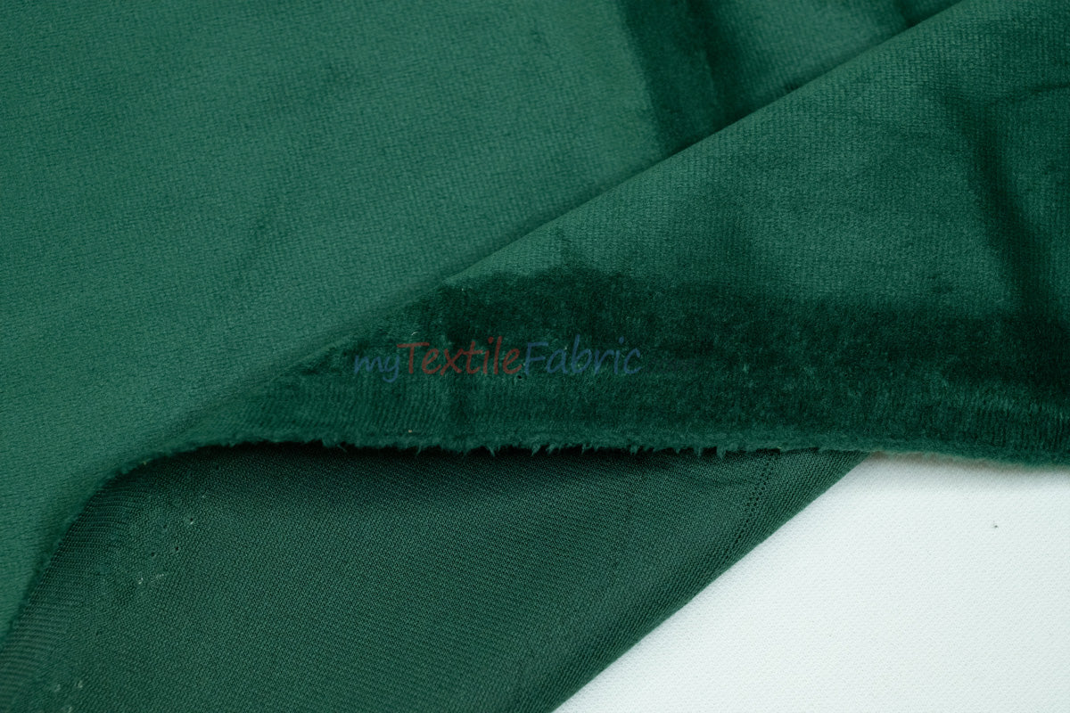 Extra Wide Fire Retardant Drapery Velvet Fabric by the Yard | 118" Wide | Multiple Colors |