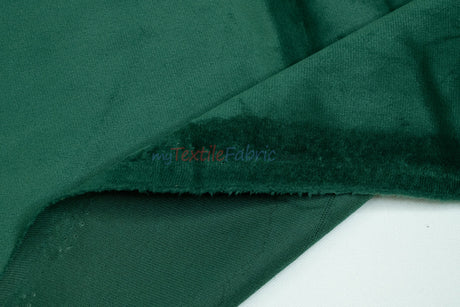 Extra Wide Fire Retardant Drapery Velvet Fabric by the Yard | 118" Wide | Multiple Colors |
