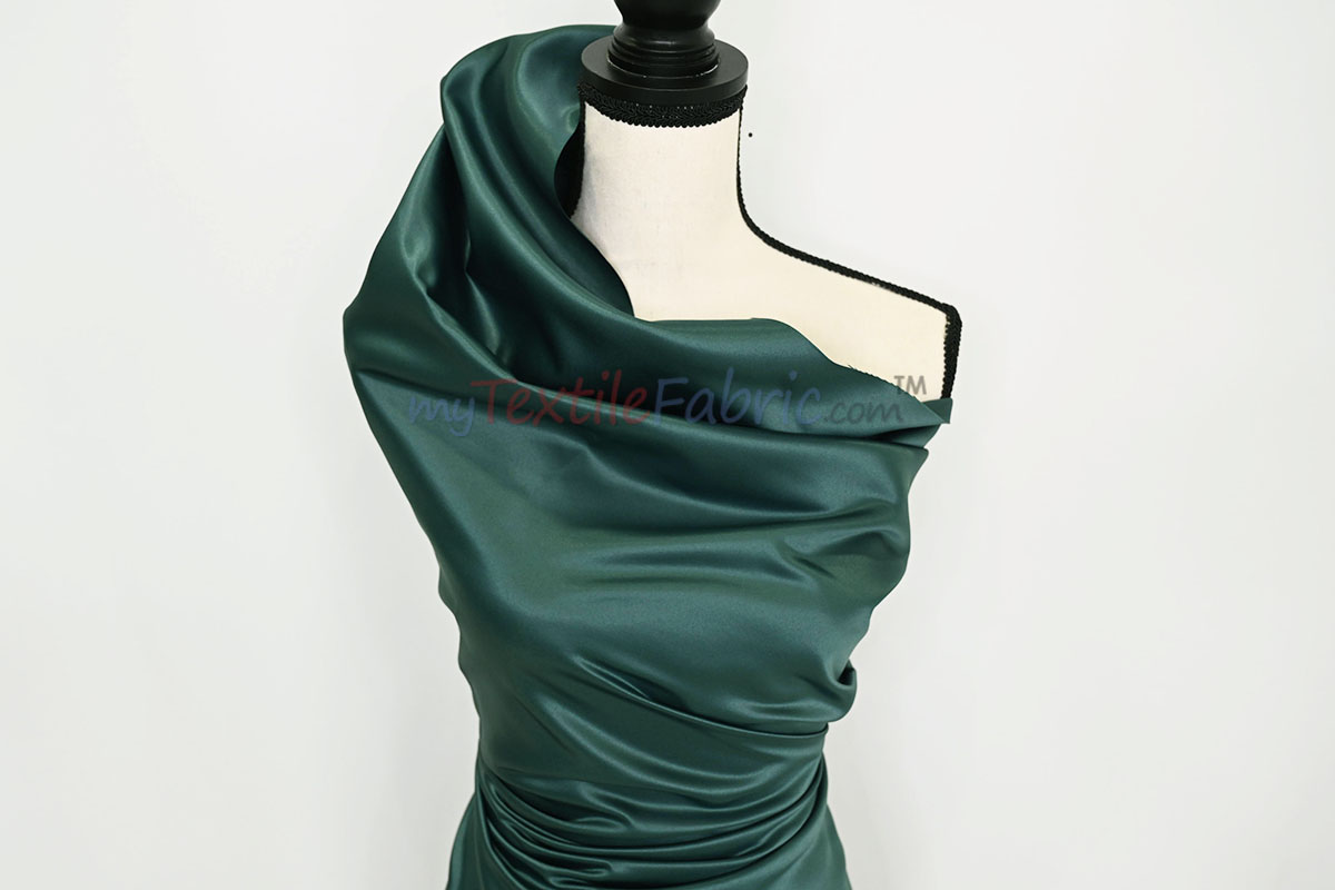 Lamour Satin Fabric | Polyester Matte Satin | Peau De Soie | 60" Wide | Wedding Dress, Tablecloth, Multiple Colors