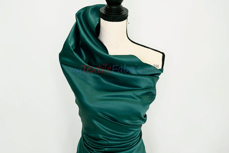 Lamour Satin Fabric | Polyester Matte Satin | Peau De Soie | 60" Wide | Wedding Dress, Tablecloth, Multiple Colors