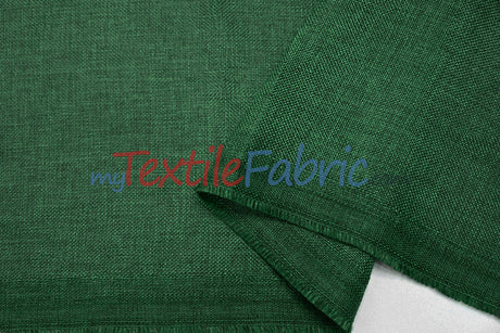 Vintage Linen Fabric | Imitation Burlap Fabric | 60" Wide | Faux Burlap | Vintage Rustic Natural Look Burlap | Washable Burlap Fabric for Decor |