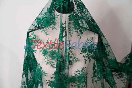 Chantilly Lace Fabric | 52” Wide | Elegant Floral Lace for Bridal & Formalwear