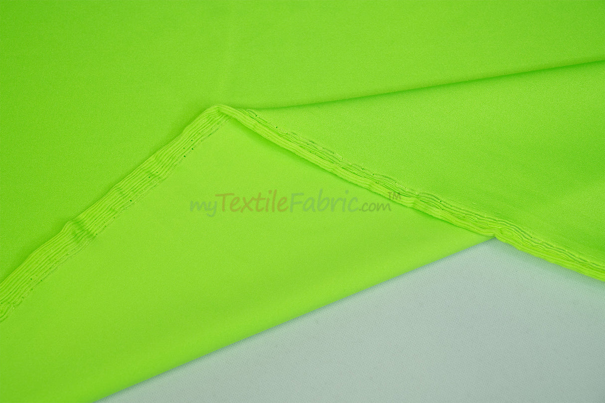 Nylon Spandex 4 Way Stretch Fabric | 60" Width | Great for Swimwear, Dancewear, Waterproof, Tablecloths, Chair Covers | Multiple Colors |