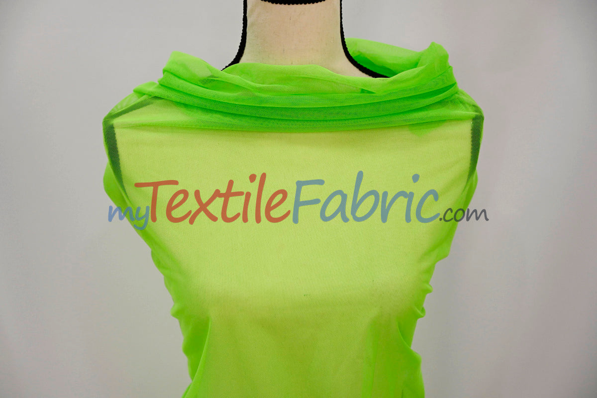 Super Soft Power Mesh Spandex | 20% Spandex | 60" Wide | 4 Way Stretch | Multiple Colors |