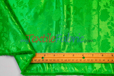 Satin Jacquard | Satin Flower Brocade | 60" Wide | Sold by the Continuous Yard |
