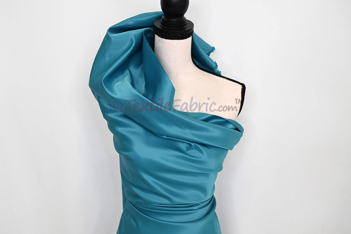 Lamour Satin Fabric | Polyester Matte Satin | Peau De Soie | 60" Wide | Wedding Dress, Tablecloth, Multiple Colors