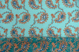 Coco Paisley Sheer Embroidery |  Double Scallop Lace | 52" Wide |