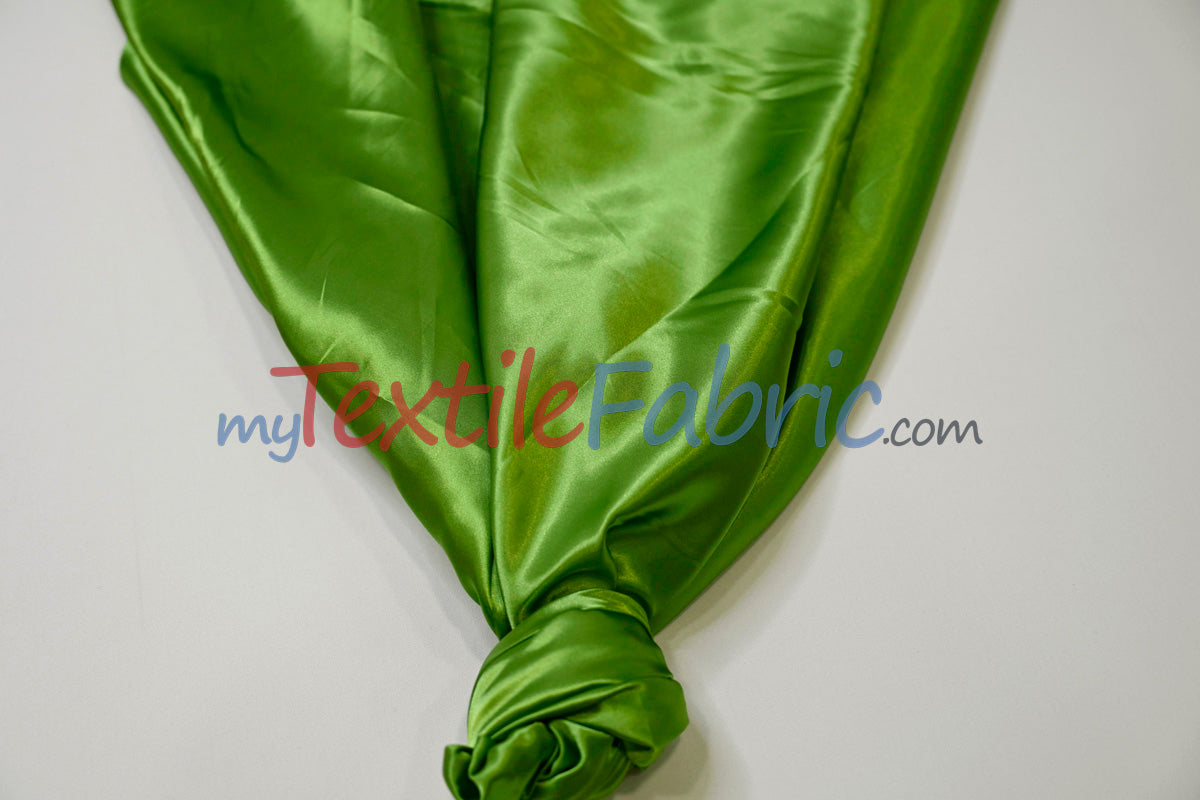 Stretch Charmeuse Satin Fabric | Soft Silky Satin Fabric | 96% Polyester 4% Spandex | Multiple Colors | Yards & Bolts