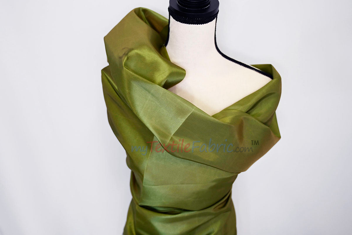 Taffeta Fabric | Two Tone Taffeta Fabric | Non Stretch Taffeta | 60" Wide | Multiple Solid Colors