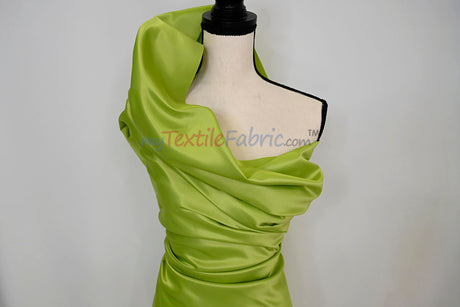 Lamour Satin Fabric | Polyester Matte Satin | Peau De Soie | 60" Wide | Wedding Dress, Tablecloth, Multiple Colors