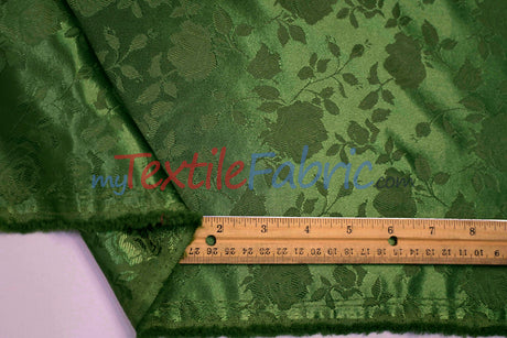 Satin Jacquard | Satin Flower Brocade | 60" Wide | Sold by the Continuous Yard |