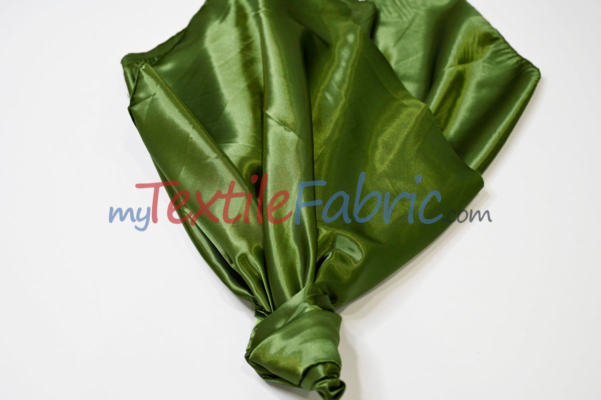 Stretch Charmeuse Satin Fabric | Soft Silky Satin Fabric | 96% Polyester 4% Spandex | Multiple Colors | Yards & Bolts