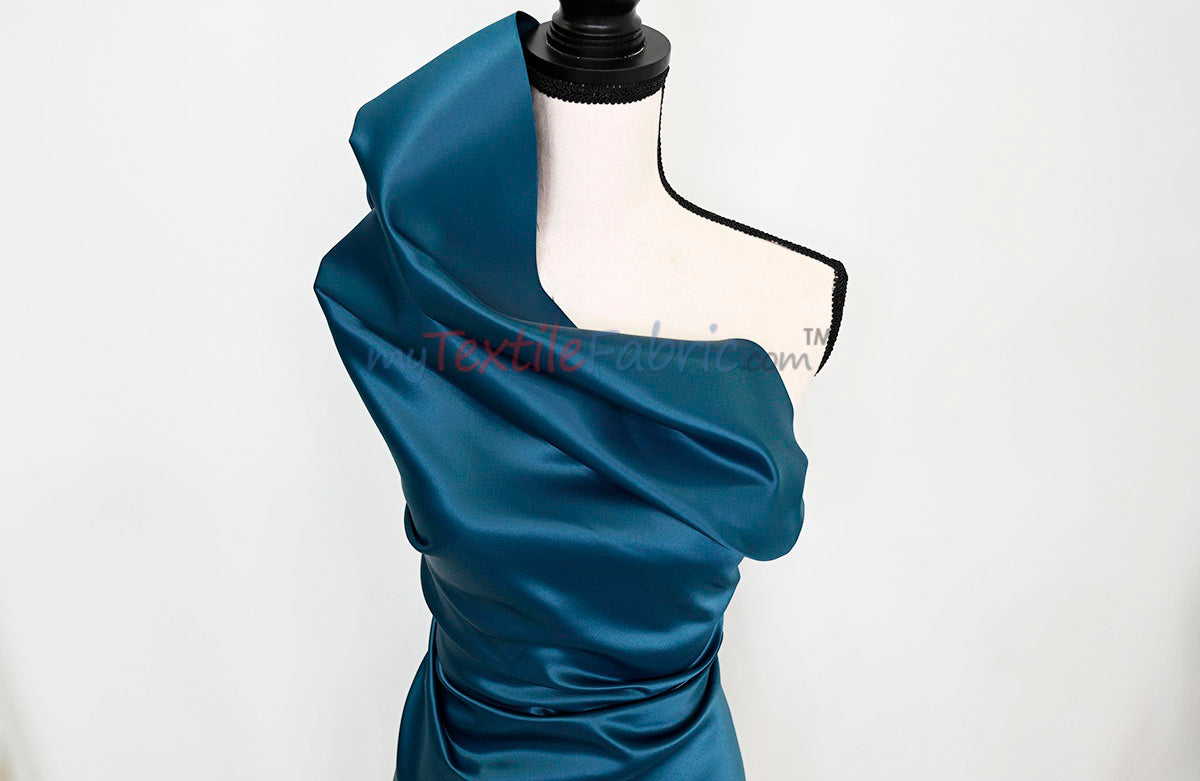 Lamour Satin Fabric | Polyester Matte Satin | Peau De Soie | 60" Wide | Wedding Dress, Tablecloth, Multiple Colors