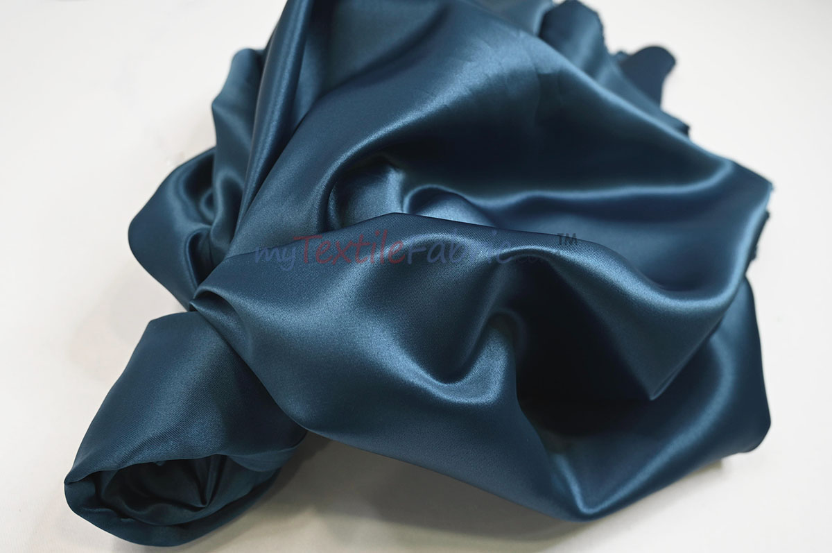 Lamour Satin Fabric | Polyester Matte Satin | Peau De Soie | 60" Wide | Wedding Dress, Tablecloth, Multiple Colors
