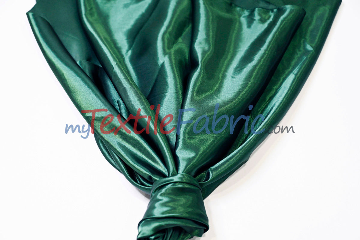 Stretch Charmeuse Satin Fabric | Soft Silky Satin Fabric | 96% Polyester 4% Spandex | Multiple Colors | Yards & Bolts