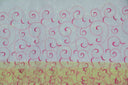 Swirl Organza Fabric | Embroidered Swirl Sheer | 54" Wide | Multiple Colors |