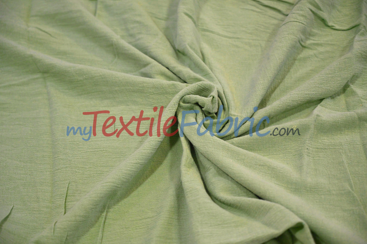 100% Cotton Gauze Fabric | Soft Lightweight Cotton Muslin | 48" Wide | Bolt Pricing | Multiple Colors